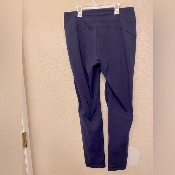Duluth Trading Co Women's navy blue NoGA Stretch Leggings M - Picture 2 of 9